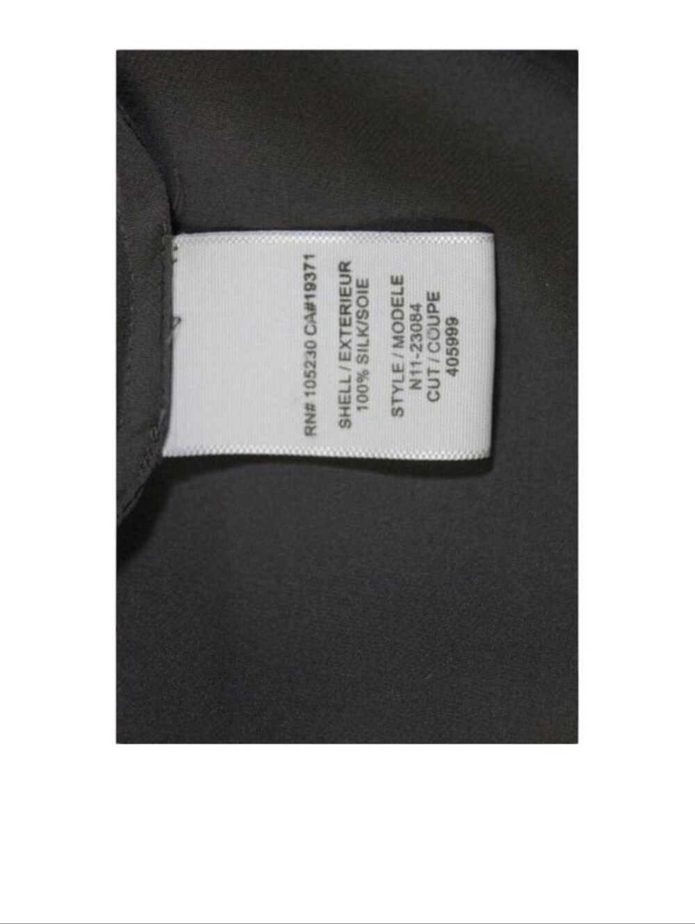 Joie grey faux wrap blouse size M - Picture 5 of 5